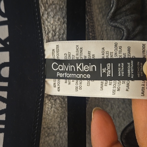 Calvin Klein Women's Charcoal Joggers - Picture 2 of 6